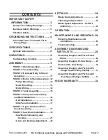 Preview for 2 page of Central Machinery 32206 Set Up And Operating Instructions Manual