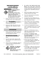 Preview for 25 page of Central Machinery 32206 Set Up And Operating Instructions Manual