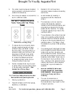 Preview for 5 page of Central Machinery 34951 Set Up And Operating Instructions Manual