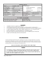 Preview for 2 page of Central Machinery 41831 Assembly & Operating Instructions