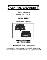 Central Machinery 45742 Operating Information Manual preview