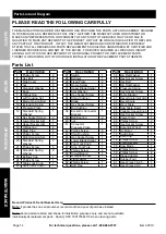 Preview for 14 page of Central Machinery 62159 Owner'S Manual & Safety Instructions