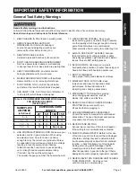 Preview for 3 page of Central Machinery 63469 Owner'S Manual & Safety Instructions