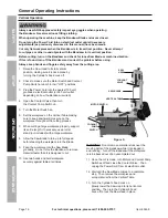 Preview for 16 page of Central Machinery 63469 Owner'S Manual & Safety Instructions