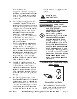 Preview for 7 page of Central Machinery 66435 Set Up And Operating Instructions Manual