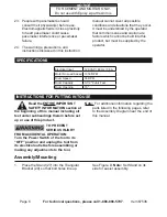 Preview for 6 page of Central Machinery 67536 Owner'S Manual & Safety Instructions