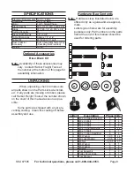 Preview for 8 page of Central Machinery 67595 Set Up And Operating Instructions Manual