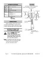 Preview for 8 page of Central Machinery 68147 Set Up And Operating Instructions Manual