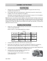 Preview for 10 page of Central Machinery 90597 Assembly And Operating Instructions Manual