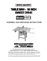Central Machinery 91815 Assembly And Operating Instructions Manual preview