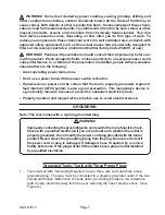 Preview for 7 page of Central Machinery 91815 Assembly And Operating Instructions Manual