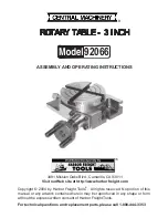 Предварительный просмотр 1 страницы Central Machinery 92066 Assembly And Operating Instructions