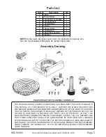 Предварительный просмотр 5 страницы Central Machinery 92066 Assembly And Operating Instructions