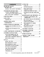 Предварительный просмотр 2 страницы Central Machinery 93212 Set Up And Operating Instructions Manual