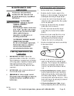 Предварительный просмотр 25 страницы Central Machinery 93212 Set Up And Operating Instructions Manual