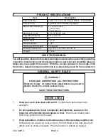 Предварительный просмотр 2 страницы Central Machinery 93815 Assembly And Operating Instructions Manual