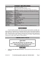 Preview for 3 page of Central Machinery 95112 Assembly And Operation Instructions Manual