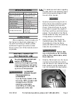 Preview for 8 page of Central Machinery CENTRAL MACHINERY 98524 Set Up And Operating Instructions Manual