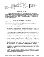 Preview for 2 page of Central Pneumatic Professional 92126 Assembly And Operating Instructions Manual