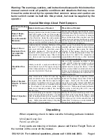 Preview for 4 page of Central Pneumatic Professional 92126 Assembly And Operating Instructions Manual