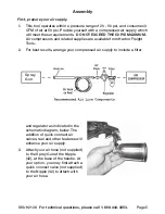 Preview for 5 page of Central Pneumatic Professional 92126 Assembly And Operating Instructions Manual