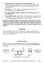 Предварительный просмотр 4 страницы Central Pneumatic Professional 95314 Assembly And Operating Instructions Manual