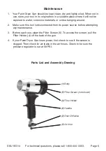 Предварительный просмотр 6 страницы Central Pneumatic Professional 95314 Assembly And Operating Instructions Manual