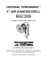 Preview for 1 page of Central Pneumatic 35245 Assembly And Operating Instructions Manual