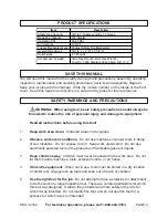 Preview for 2 page of Central Pneumatic 42332 Assembly And Operating Instructions Manual