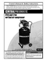 Central Pneumatic 61693 Owner'S Manual & Safety Instructions preview
