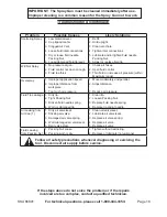 Preview for 18 page of Central Pneumatic 66801 Set Up And Operating Instructions Manual