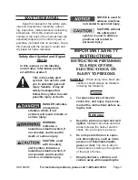 Preview for 3 page of Central Pneumatic 66881 Set Up And Operating Instructions Manual