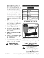 Preview for 7 page of Central Pneumatic 66902 Set Up And Operating Instructions Manual