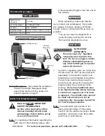 Preview for 7 page of Central Pneumatic 68023 Set Up And Operating Instructions Manual