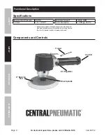 Предварительный просмотр 8 страницы Central Pneumatic 68152 Owner'S Manual And Safety Instructions