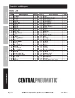 Предварительный просмотр 18 страницы Central Pneumatic 68152 Owner'S Manual And Safety Instructions