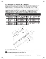 Предварительный просмотр 2 страницы Central Pneumatic 69473 Part List Manual