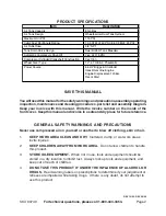 Preview for 2 page of Central Pneumatic 90749 Assembly And Operating Instructions Manual