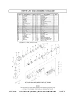 Предварительный просмотр 8 страницы Central Pneumatic 93629 Assembly And Operating Instructions Manual