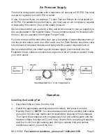 Предварительный просмотр 5 страницы Central Pneumatic 93742 Assembly And Operating Instructions Manual