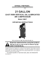 Preview for 1 page of Central Pneumatic 94667 Operating Instructions Manual