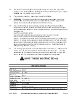 Preview for 6 page of Central Pneumatic Professional 97053 Set Up And Operating Instructions Manual