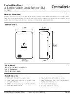 Preview for 1 page of Centralite 3 Series Product Data Sheet