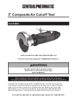 CentralPneumatic 68832 User Manual предпросмотр