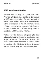 Preview for 31 page of CEntrance MicPort Pro 2 User Manual