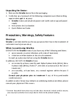 Preview for 10 page of Centre Light Solutions Strialite 1011 Instructions For Use Manual