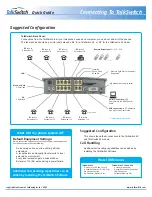 Preview for 2 page of Centrepoint Technologies TalkSwitch 24 Quick Start Manual