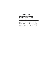 Preview for 2 page of Centrepoint Technologies TalkSwitch User Manual