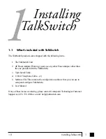 Preview for 4 page of Centrepoint Technologies TalkSwith User Manual