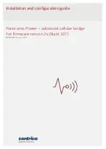 Preview for 1 page of Centrica Panoramic Power Installation And Configuration Manual